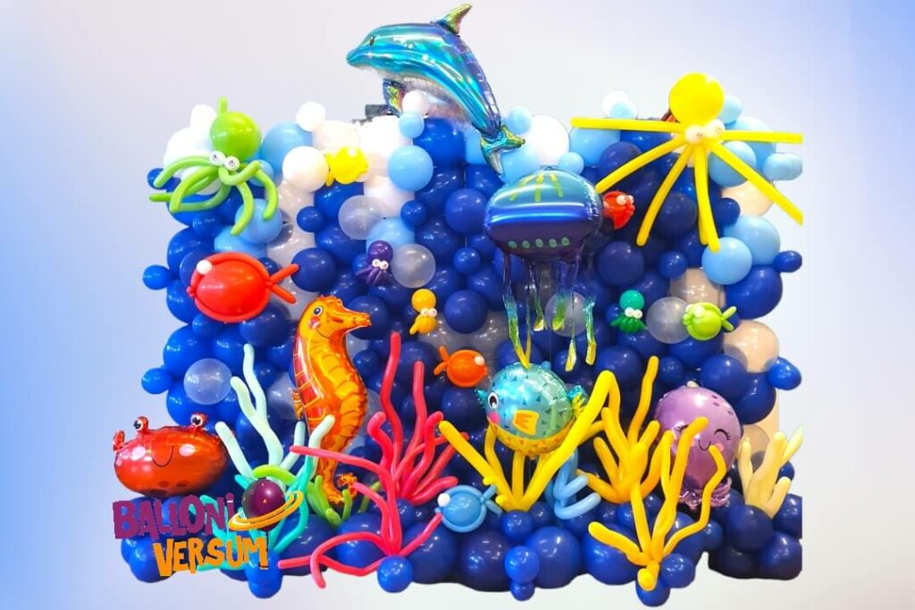 Ballonwand Unterwasserwelt quer